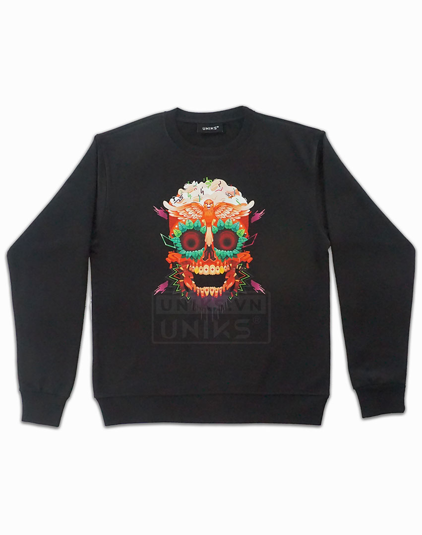 Áo Sweater Nam Nữ UNIKS® Eagle Skull Urban Punk